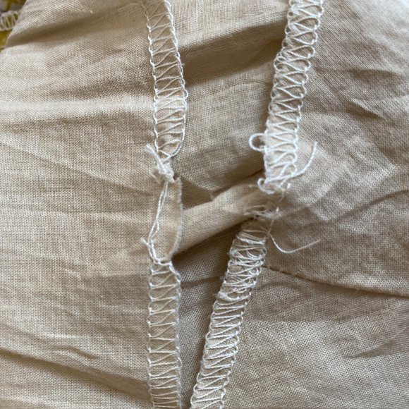 Lush satin flowy, flippy with soft pleats & flouncy hem mini skirt-size sm/med - Picture 7 of 7